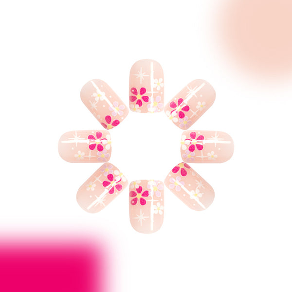 12 Sizes-24 PcsPress On Nails C277