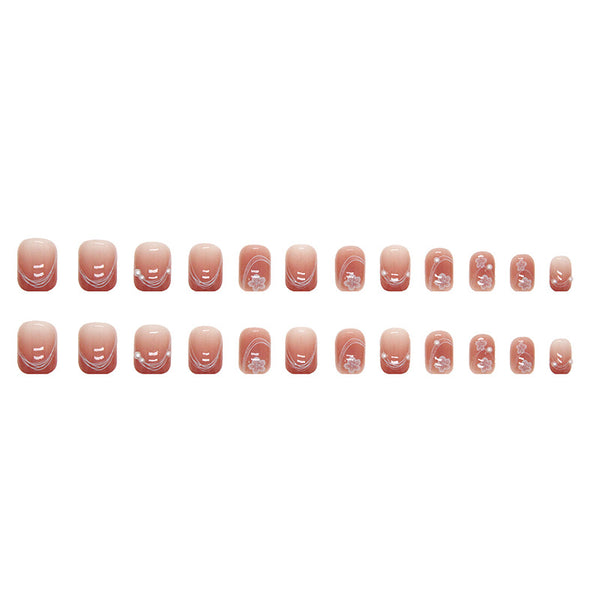 12 Sizes-24 Pcs Press On Nails Z603