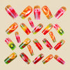 12 Sizes-24 Pcs Press On Nails Y1721