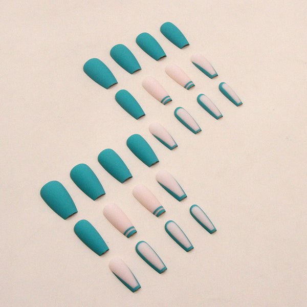 12 Sizes-24 Pcs Press On Nails W852