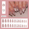 12 Sizes-24 Pcs Press On Nails MY219