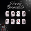 12 Sizes-24 Pcs Press On Nails C1271