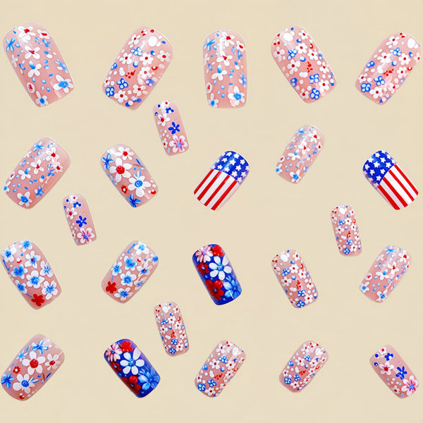 12 Sizes-24 Pcs Press On Nails Y654