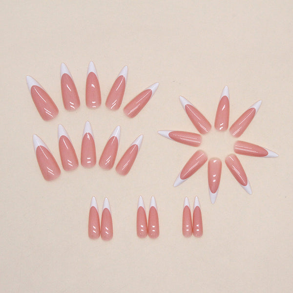 12 Sizes-24 Pcs Press On Nails W723
