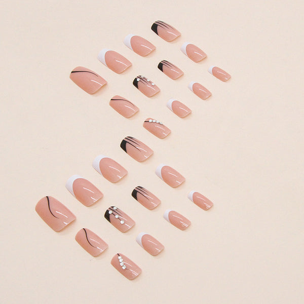 12 Sizes-24 Pcs Press On Nails Z644