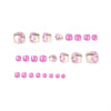 12 Sizes-24 Pcs Press On Nails JP1657