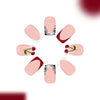 12 Sizes-24 Pcs Press On Nails C1417