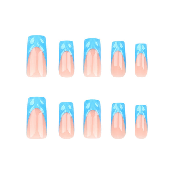 12 Sizes-24 Pcs Press On Nails DIY29