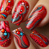 12 Sizes-24 Pcs Press On Nails Y622