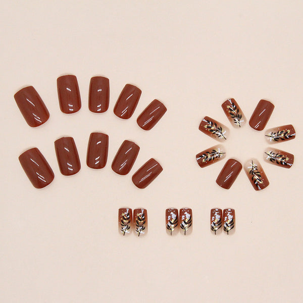 12 Sizes-24 Pcs Press On Nails W1029