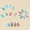 12 Sizes-24 Pcs Press On Nails Y1292