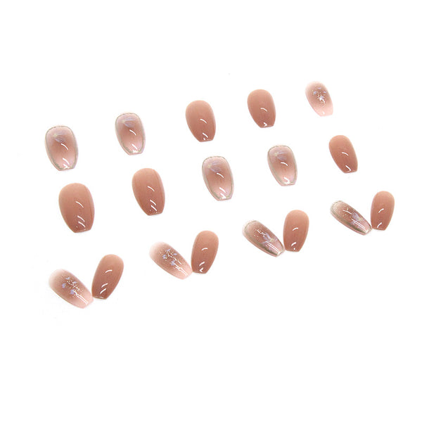 12 Sizes-24 Pcs Press On Nails R672