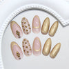 12 Sizes-24 Pcs Press On Nails Z1042