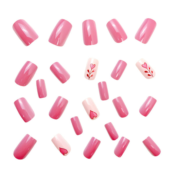 12 Sizes-24 Pcs Press On Nails Y508