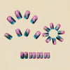 12 Sizes-24 Pcs Press On Nails Y1595