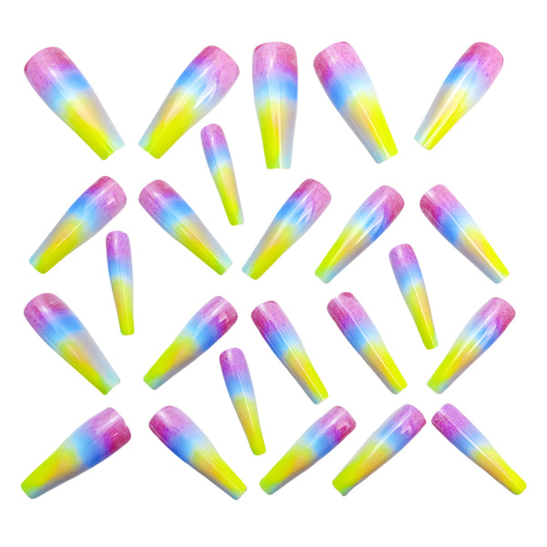 12 Sizes-24 Pcs Press On Nails Y967