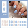 12 Sizes-24 Pcs Press On Nails C1785