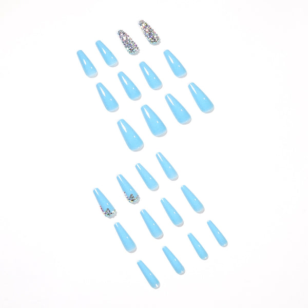 12 Sizes-24 Pcs Press On Nails JP1139