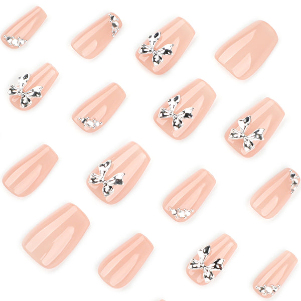 12 Sizes-24 Pcs Press On Nails JP4060