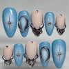 12 Sizes-24 Pcs Press On Nails Z1041