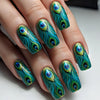 12 Sizes-24 Pcs Press On Nails Y1502