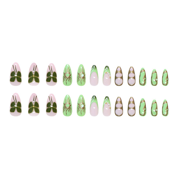 12 Sizes-24 Pcs Press On Nails Z973