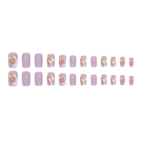 12 Sizes-24 Pcs Press On Nails W935