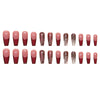 12 Sizes-24 Pcs Press On Nails W1620