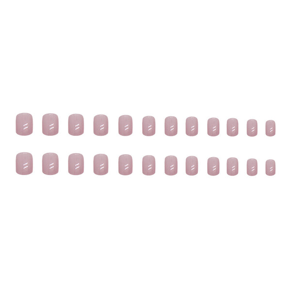12 Sizes-24 Pcs Press On Nails CF032