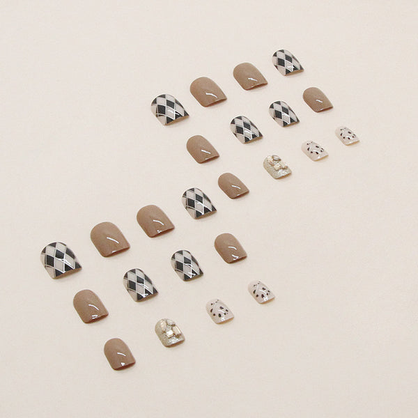 12 Sizes-24 Pcs Press On Nails Z544
