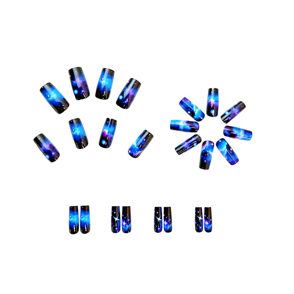 12 Sizes-24 Pcs Press On Nails Y472