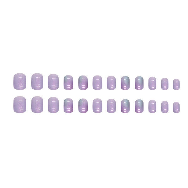 12 Sizes-24 Pcs Press On Nails W1484