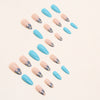 12 Sizes-24 Pcs Press On Nails W537