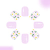 12 Sizes-24 Pcs Press On Nails C1033