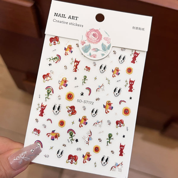 5D Nail Art Sticker 5DST172
