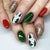 12 Sizes-24 Pcs Press On Nails C677