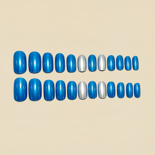 12 Sizes-24 Pcs Press On Nails Y1544