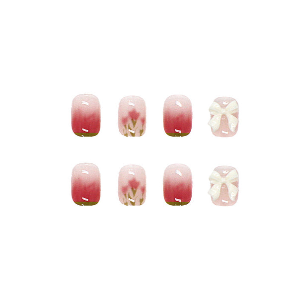 12 Sizes-24 Pcs Press On Nails Z254