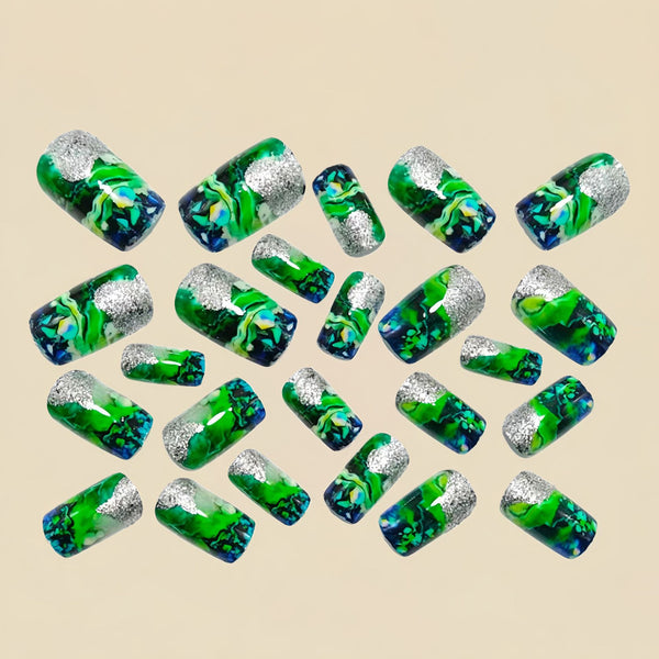12 Sizes-24 Pcs Press On Nails Y1853