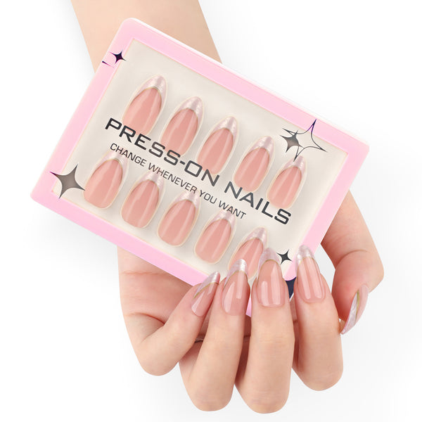Glamhalo Premiere 30pcs Press On Nails – Eco-Friendly Perfect Fit - GD73