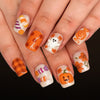 12 Sizes-24 Pcs Press On Nails C2018