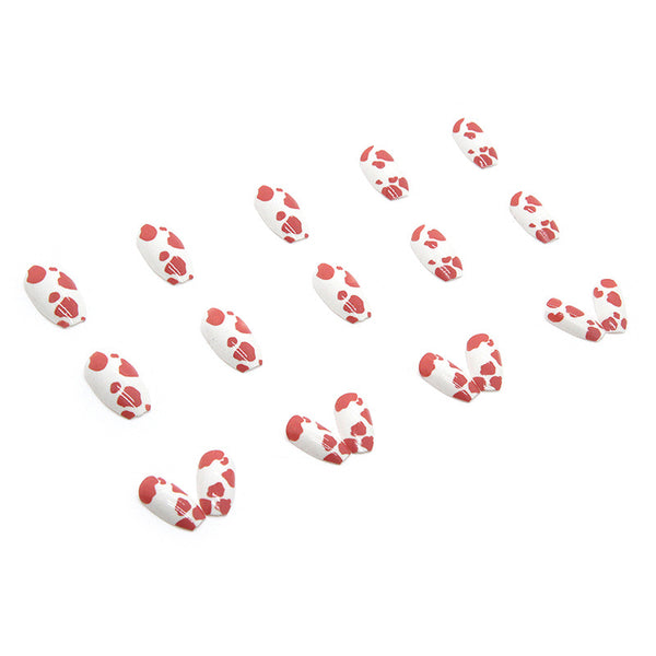12 Sizes-24 Pcs Press On Nails R457
