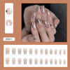 12 Sizes-24 Pcs Press On Nails Z661