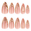 12 Sizes-24 Pcs Press On Nails JP4081