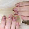 12 Sizes-24 Pcs Press On Nails R841