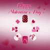 12 Sizes-24 Pcs Press On Nails C1489
