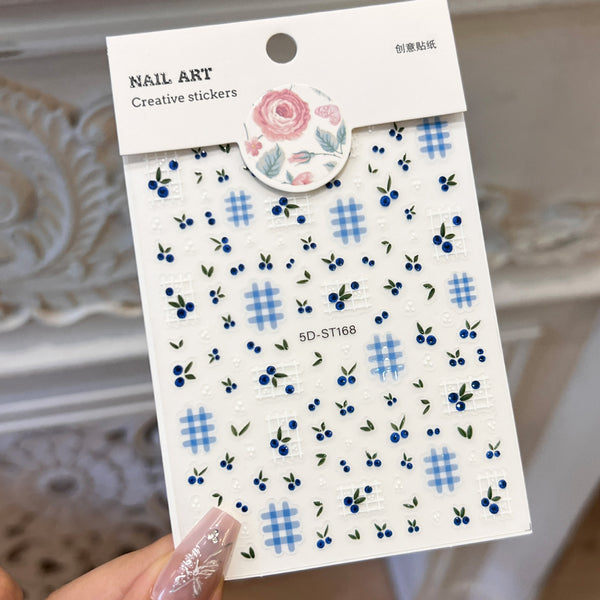 5D Nail Art Sticker 5DST168