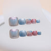 12 Sizes-24 Pcs Press On Nails F148