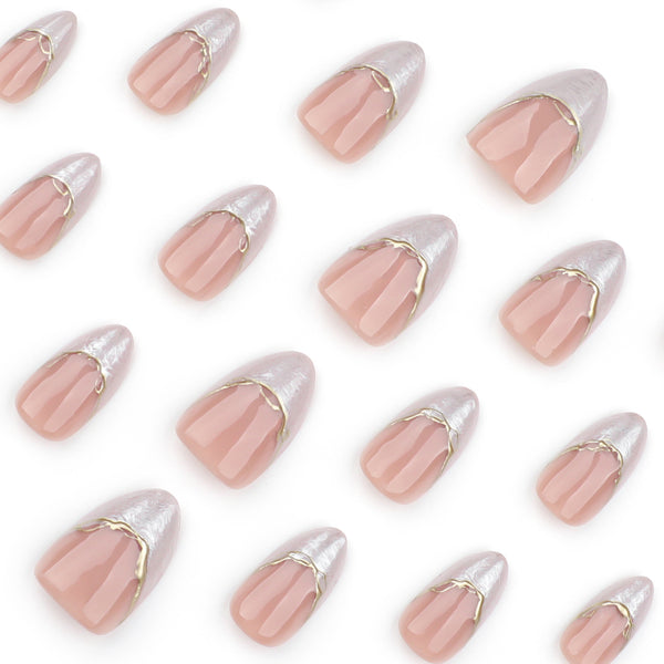 12 Sizes-24 Pcs Press On Nails JP3726