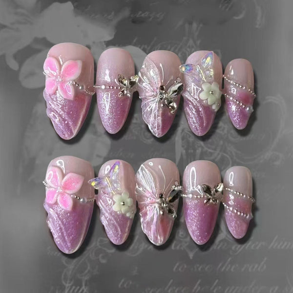 30 Pcs Press On Nails Z1198
